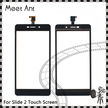 

10Pcs/lot High Quality 5.5" For Wiko Slide 2 Touch Screen Digitizer Sensor Outer Glass Lens Panel