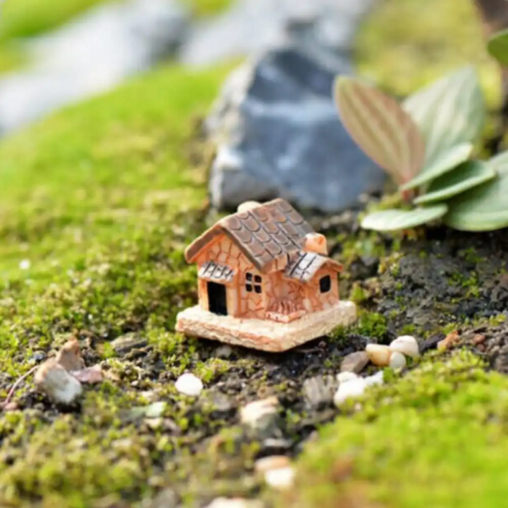 Detail Feedback Questions about Miniature Resin Castle House Micro ... Detail Feedback Questions about Miniature Resin Castle House Micro ...