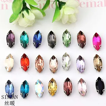 

Sew On Rhinestone Sew On Cristais Colorful Stones For Dress Marquise Stones For Crafts Crystal Decoration Crystal Beads