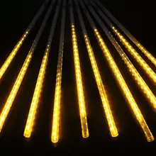 50 см длиной 5050 SMD 72 СВЕТОДИОДА/трубки; Снег осень метеоритная Светодиодная трубка; диаметр 12 мм; 10 шт./компл.; AC90-260V вход