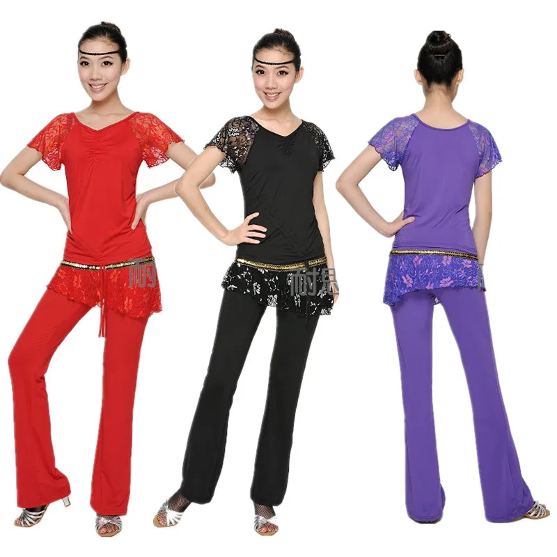 Nice square dance clothes Latin dance clothes practice service square