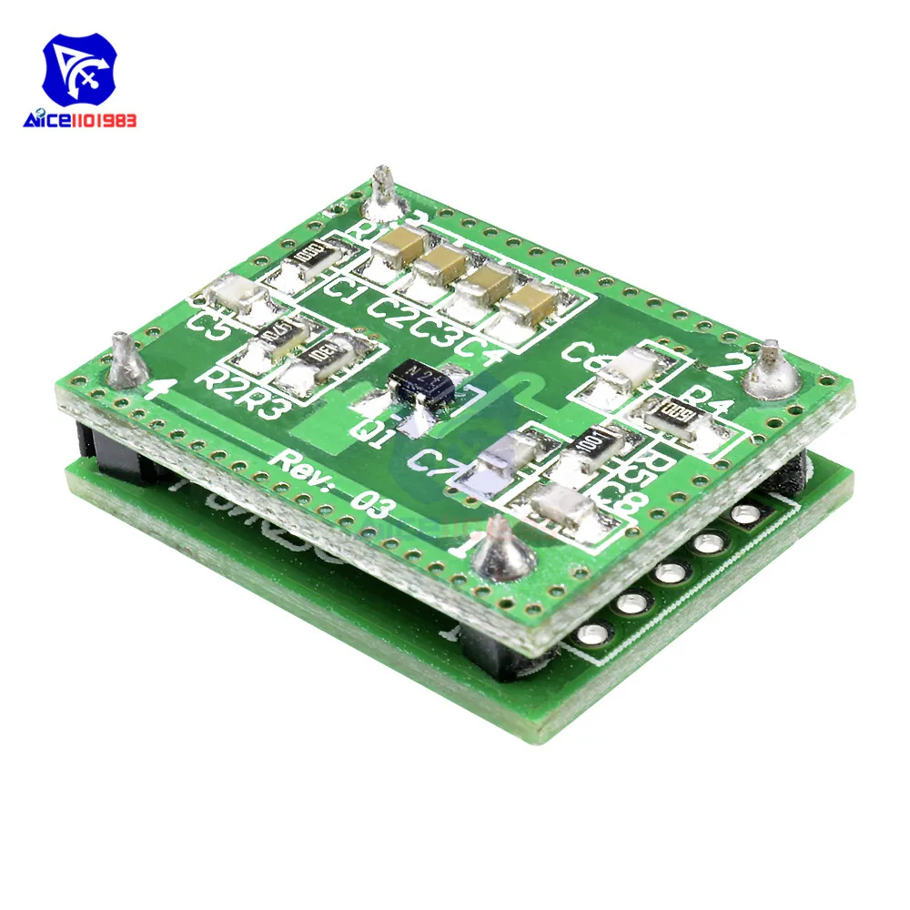 

diymore LV002 8-15M Doppler Radar Microwave Sensor Switch Module DC 6-40V for Yard Occasion Corridor Hallway