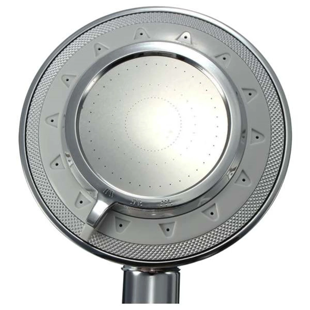 Square 3 Features Removable Handheld Shower Head Water Saving ABS