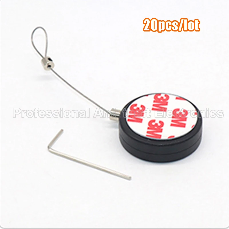 retractable anti theft pull wire box recoiler security steel cable 90cm