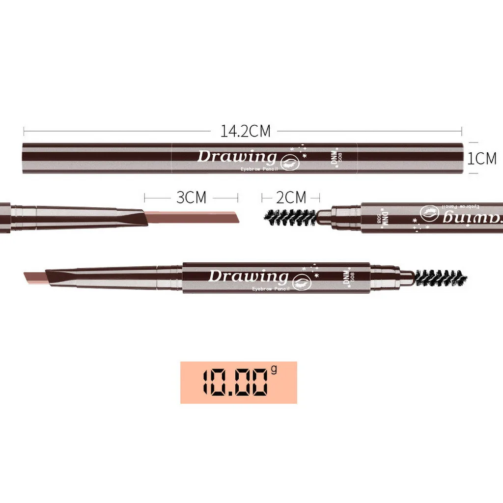 Eye Brow Pencil Cosmetics Makeup Tint Natural Long Lasting Paint Tattoo Eyebrow Waterproof Black Brown Eye brow Makeup YJJ2