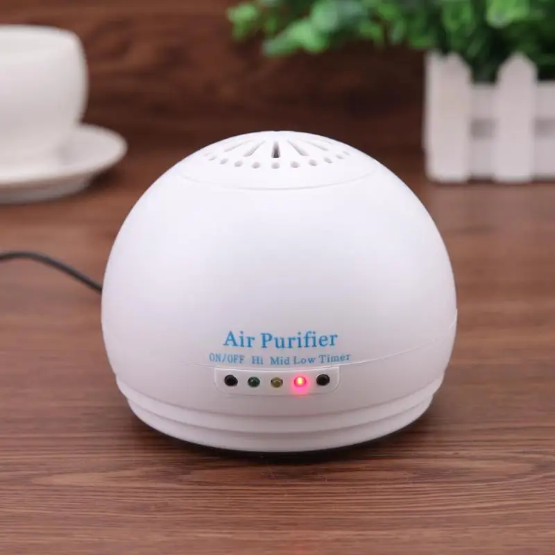 

Mini Round Air Purifier Household Vehicle Negative Ion Air Purification Machine Ozonator Oxygen Bar Ozone Air cleaner