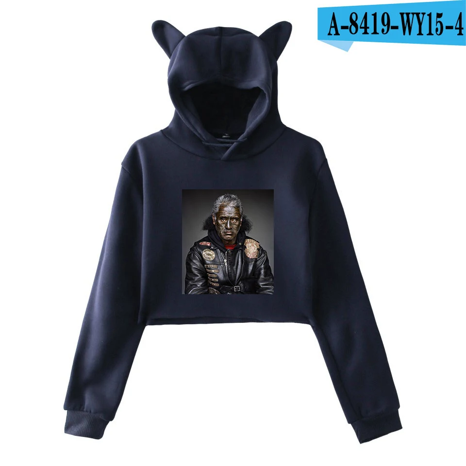 Mongrel Mob Cat Ear Hoodie Sweatshirt Sexy Girl Fashion Popular New European Style Harajuku 2018 NEW Sweatshirt oversized hoodie Hoodies & Sweatshirts