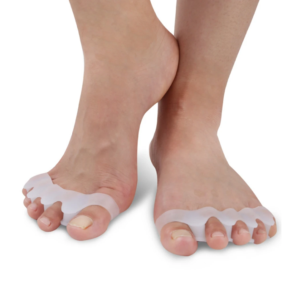 1 пара Силиконовый гель для ухода за кожей ног Bunion протектор разделитель пальцев разделитель корректоры исправление шишки на ноге
