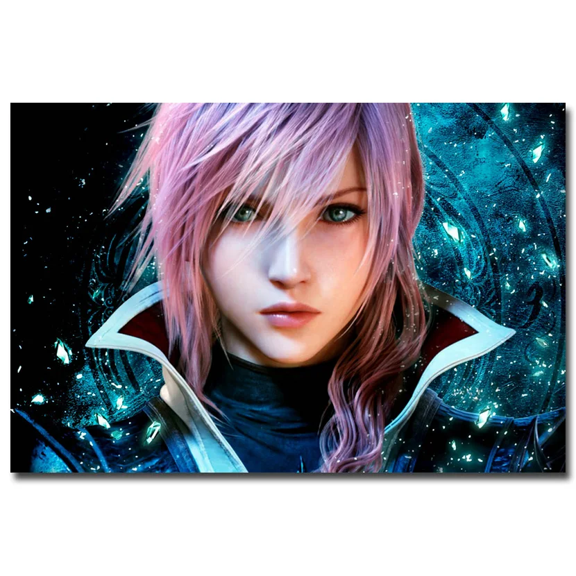 Постер Lightning Final Fantasy XIII из шелковой ткани с принтом 13x20 24x36 дюймов популярные