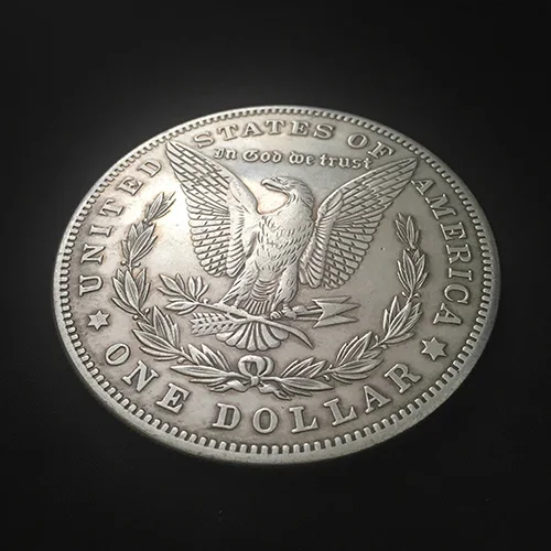 Jumbo Morgan Dollar(7 см) магические трюки волшебник крупным планом уличные иллюзии реквизит-аксессуары появляющаяся исчезающая монета Magia