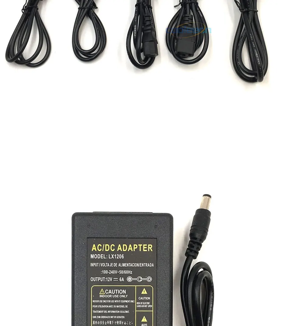 ACDC Adapter 12V Power Supply 1A 2A 3A 4A 5A 6A Transformer Driver for LED Strip Light Bulb AU UK US EU Plug Adapters 110V 220V (16)