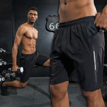 Мужские шорты для бега, черные, быстросохнущие, для баскетбола, дышащие, для отдыха, пляжа, спортзала, тренировочные шорты, свободные, мужские, s, спандекс, спортивные шорты