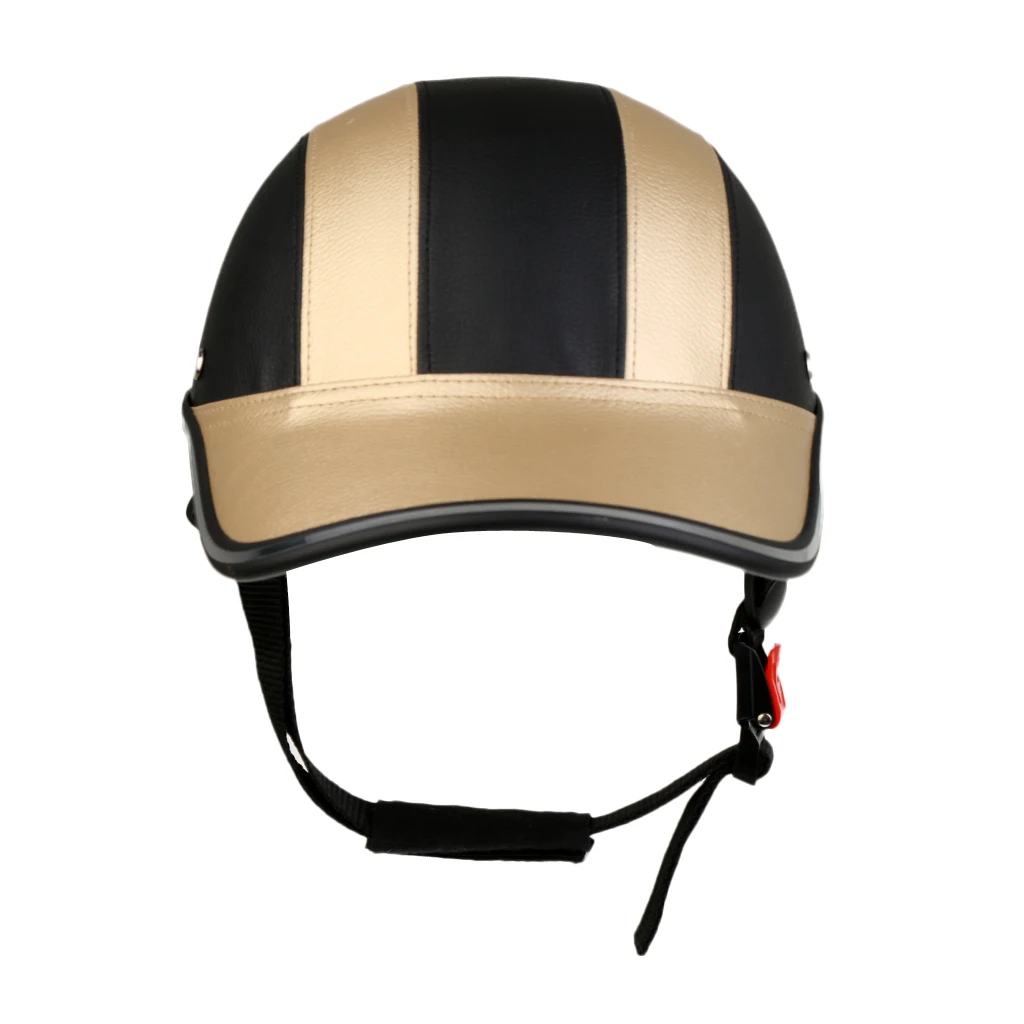 Baseball Cap Style Motorcycle Bike Helmet Anti-UV Safety Hat Visor Adjustable Safety Bicycle Helmet Head Protector
