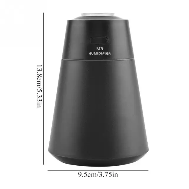 250ML USB Mini Ultrasonic Air Aroma Humidifier for Home Essential Oil Diffuser Atomizer Air Freshener Mist Maker with LED Light