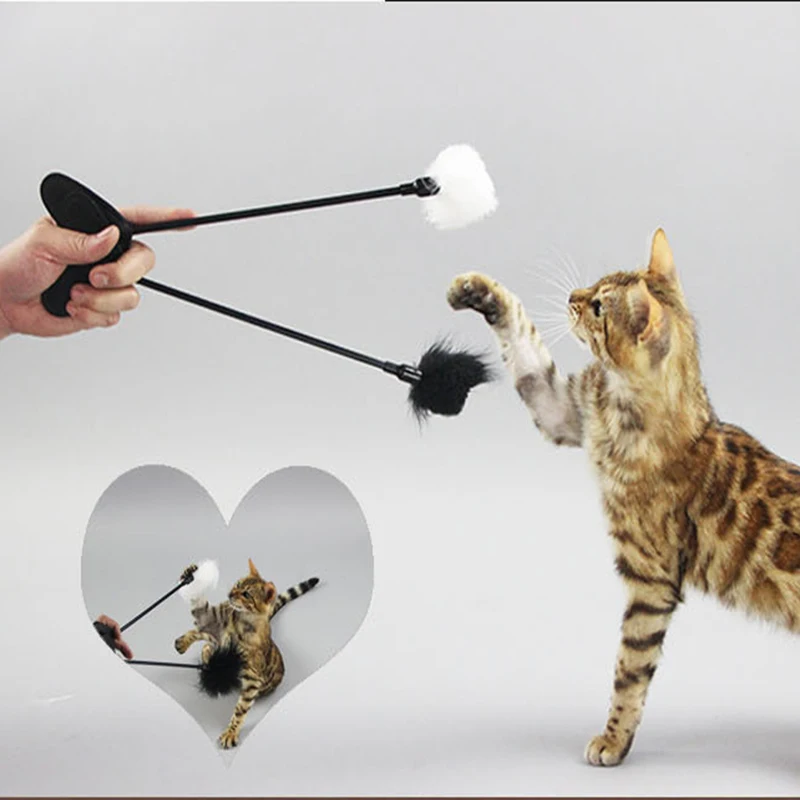 Training Products For Cats Pet Cat Toy High Ending Design Turkey Hair