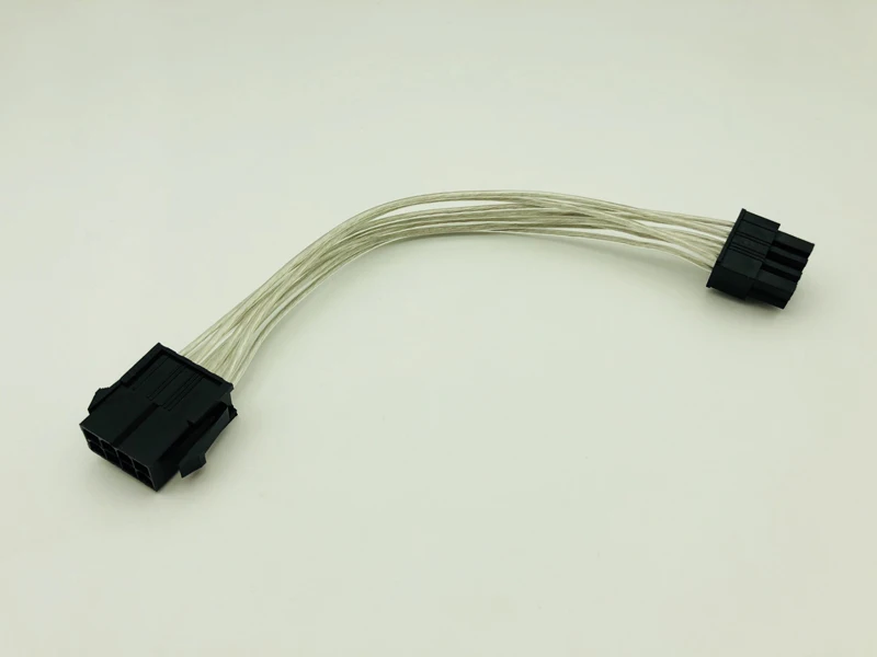 PCIE 8Pin to 8Pin PCI Express 8Pin Extension Cable GPU Graphic Card Power Supply Cable Cord Wire 18AWG 20cm for BTC Miner Mining