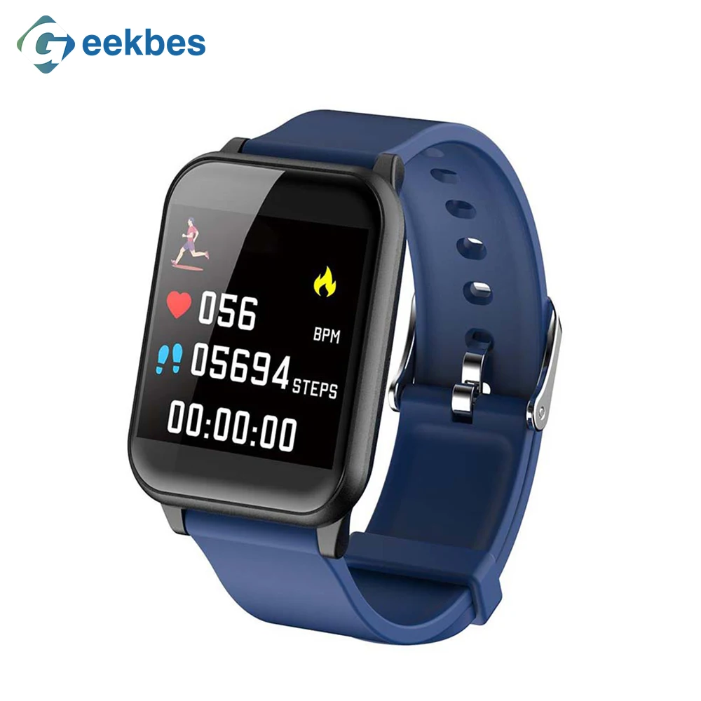 

Geekbes WS1 Smart Watch 1.3" IPS Screen Smartwatch Fitness Tracker SMS Call Reminder Smart Band Blood Pressure IP67 Waterproof