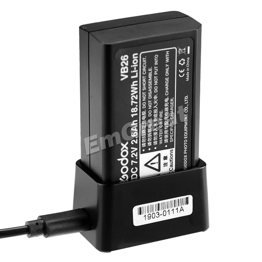 Вспышка Godox V1 V1C с круглой головкой для камеры TTL 1/8000 HSS батареей Canon 6D 80D 600D 5D
