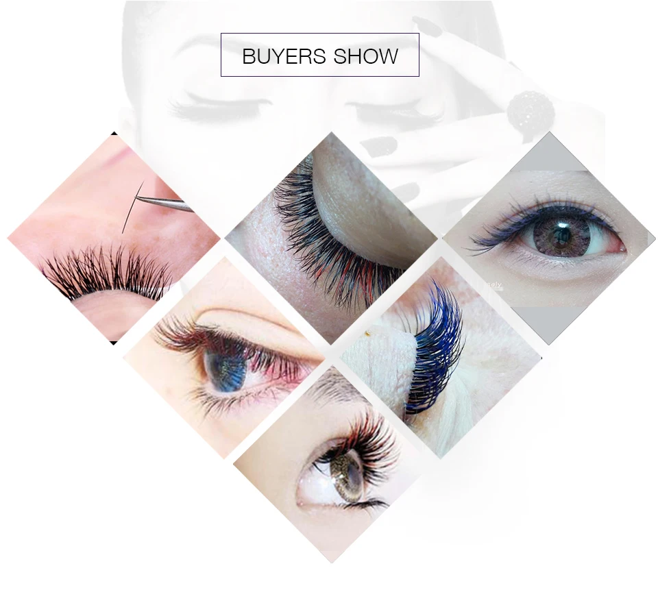 colored eyelashes buyer show