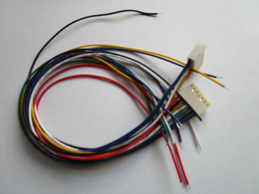 

50 pcs 2510 2.54mm Pitch 7 Pin Female Connector with 26AWG 300mm(12") Leads Cable