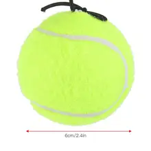 Пляжные теннисные мячи теннисный мяч для начинающих тренировочный мяч с 4 м эластичной резиновой нитью для одиночной практики желтый теннис