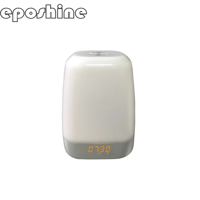 

Touch Sensing Digital Alarm Clock Sunrise Sunset wake up light