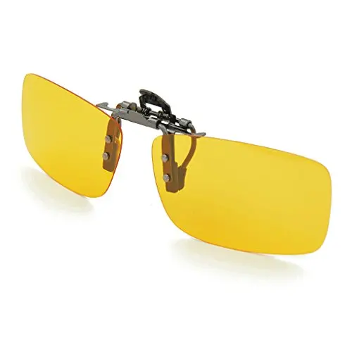 Polarized Sunglasses Clip Drive Sun Spectacles Yellow Night Vision Glasses Night Resin Lens Driving Eyeglasses