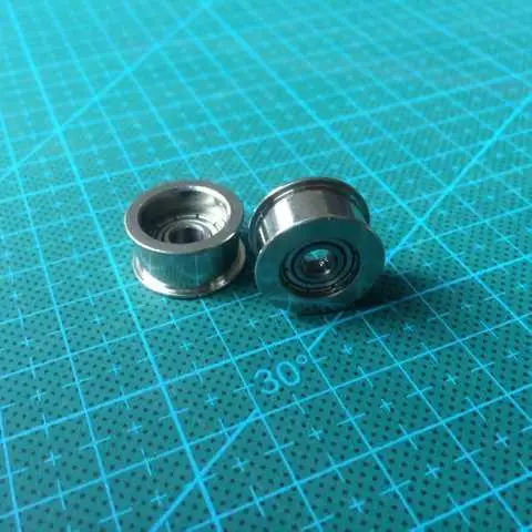 Best SWMAKER Reprap 3D printer parts 4 5 bore timing belt metal idler pulley bearing inner diameter 4mm 5mm can be choiced