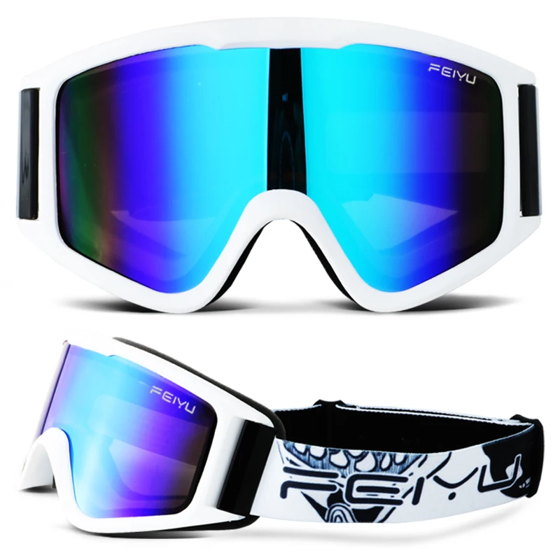 2018 зимние взрослые дети профессиональные лыжные очки с двойными линзами UV400 Анти-туман невыгорающий лыжные очки снежные очки Gafas мужские