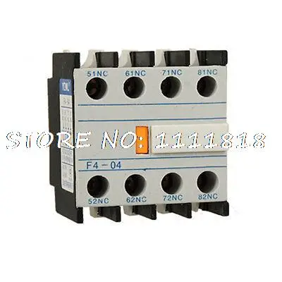 

Contact Relay Auxiliary 4 NC Contactor Circuit Breaker