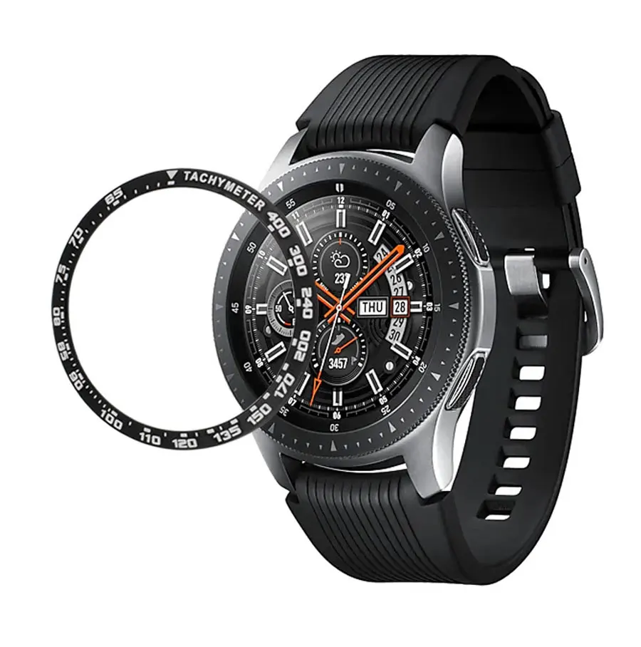 Металлический внешний край стиль для samsung galaxy watch 46 мм/42 мм gear S3 Frontier/классический спортивный чехол Аксессуары для часов 20 мм 22 мм