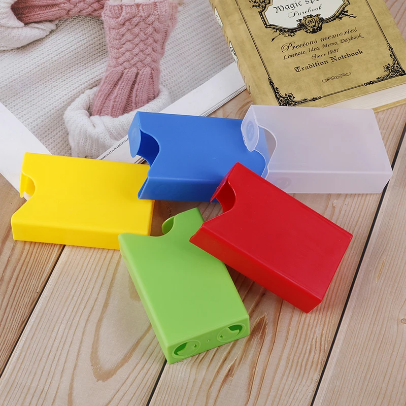 

1pcs Transparent Portable Plastic Cigarette Case Wholesale Hold Soft Pack Can Put Cigarette Lighter Cigarette Box