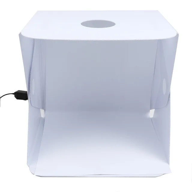 

40cm Portable Mini Light Room Box Photo with Dimmer Adjustable LED Studio Box Photography Backdrop Built-in Light Photo Kit