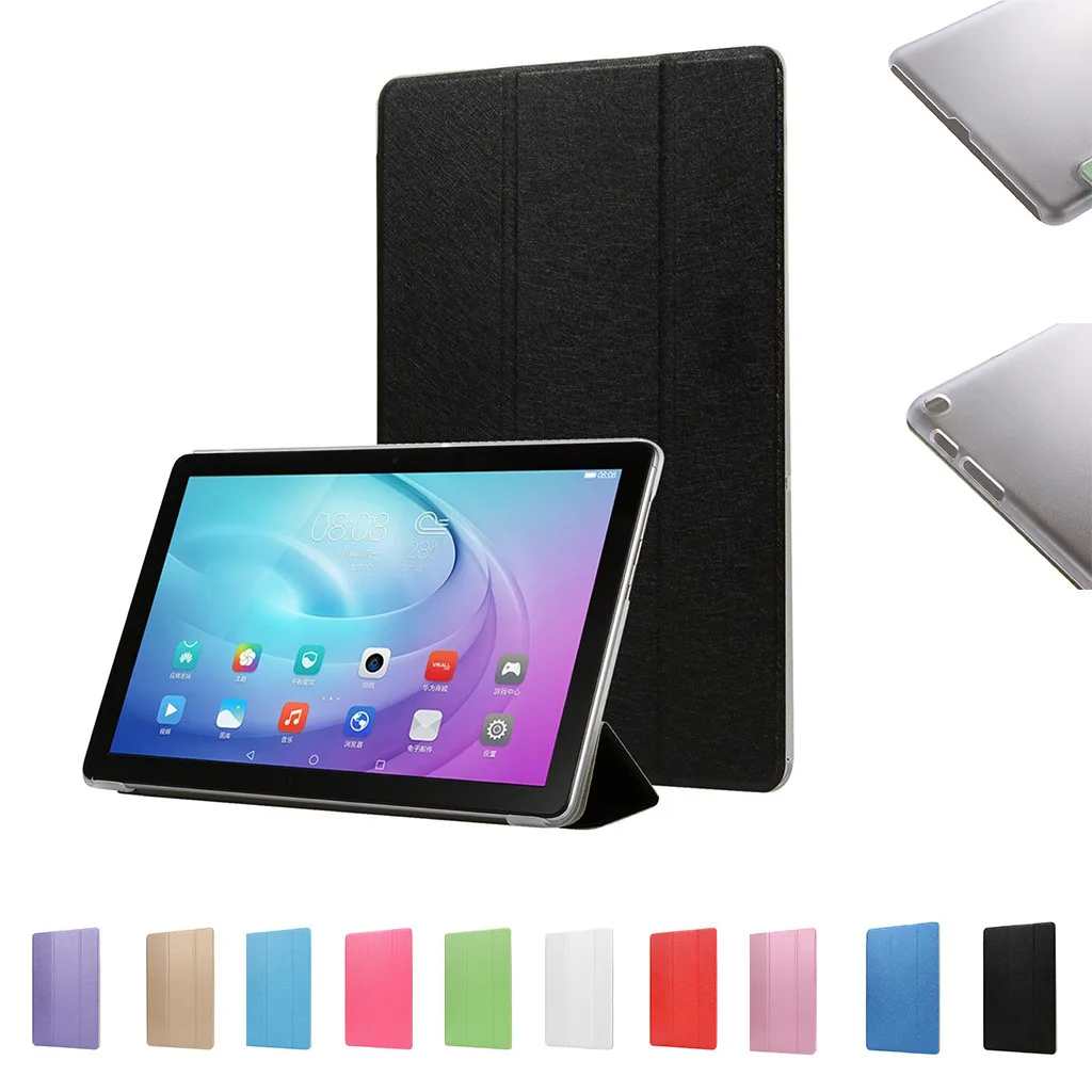 

Tablet Case For Samsung Tab A 10Inch Slim Shell Smart Stand Cover Leather Sheath For Samsung Tab A Cases Covers Tablet Case