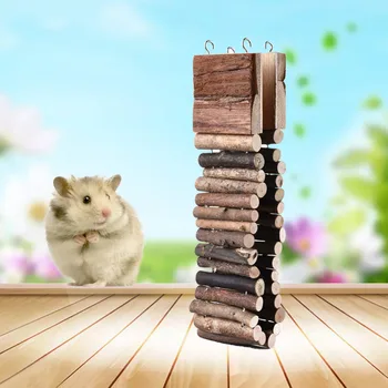 

Wooden Chew Toys Ladder for Little Pets hamsters chinchillas Guinea pigs and other small pets