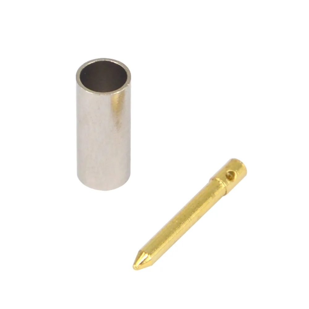 BNC штекер RF разъем обжимной для RG174 RG316 LMR100 кабель|connector brass|connector crimpconnector plug |