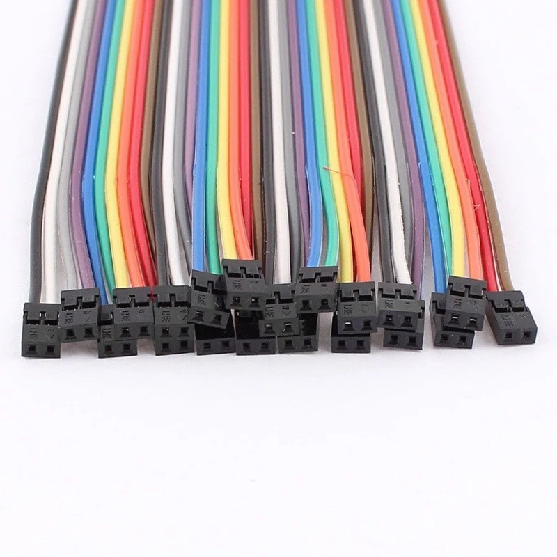 40 шт. 20 см 2 54 мм 1 P Pin Женский Цвет макет Cable Перейти перемычку|pin female|pin 2.54mmjumper wire |