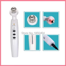 Перезаряжаемый Электрический глаз Красота Уход ионный анион морщины вокруг глаз Массажер для удаления ручка ролик