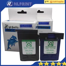 2 шт. совместимый картридж с чернилами hp22XL HP21XL для D2468 F2110 F2120 F2140 F2180 F2185 F2187 F2210 D2460 F2212 F2235 F2240 F2250