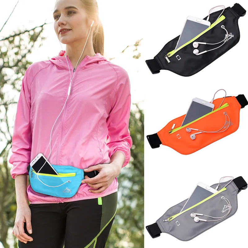 

1 Pcs Women Men Waist Bag Zipper Large Capacity Fashion bag LBY2018