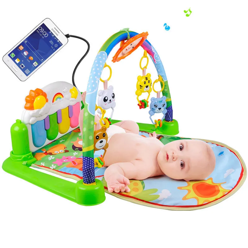 Baby Piano Music Playmat Toys Activity Infant Kids Toys Sports Mats Gym
