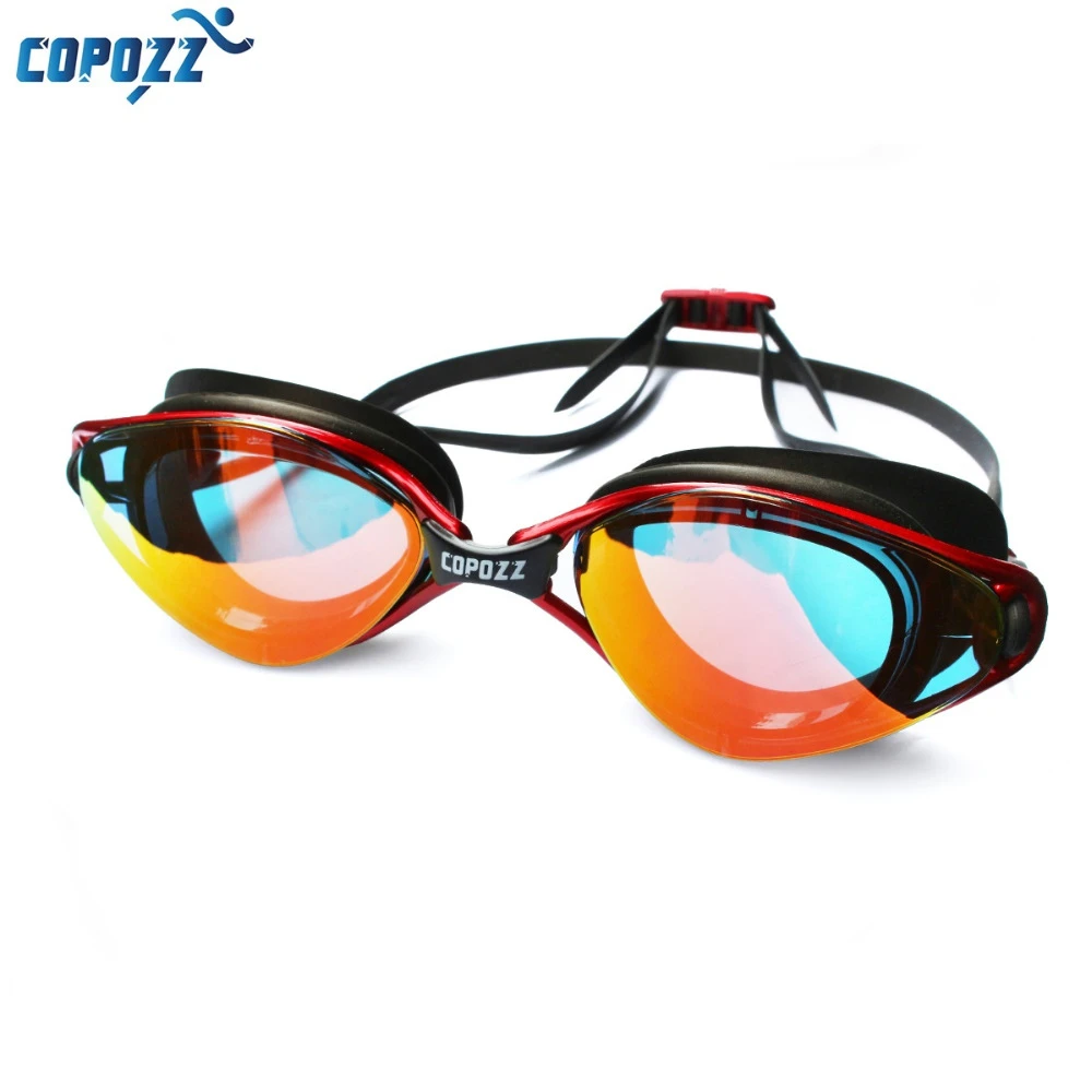 Copozz Professional Goggles Anti Fog UV Protection Adjustable Swimming