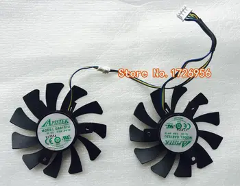 

New 75mm for APISTEK GA81S2U PFTB DC 12V 0.38A 4Pin GTX660 GTX660-2GD5 Graphics Video Card Cooling Daul Fan