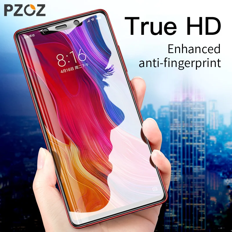 

PZOZ Tempered Glass For Xiaomi Mi 8 SE 64gb 128gb Full Cover Film Screen Protector 9H for xiaomi mi8 se Protective Phone Glass