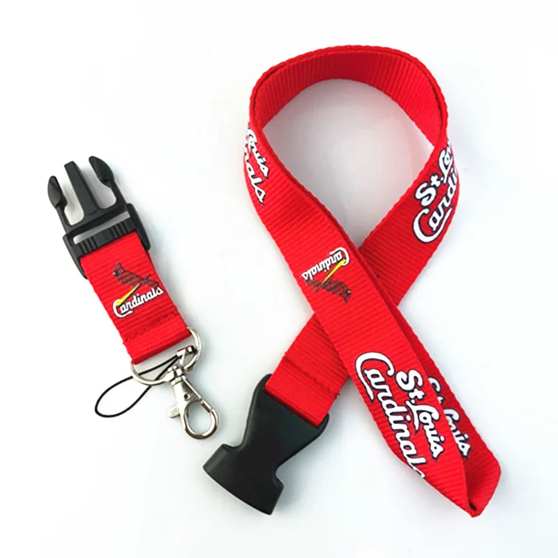 

Basketball St. Louis Charm Keychain Lanyard Neck Strap Key Ring For ID Pass Card Badge Gym Key Phone USB Holder Rope Lanyard