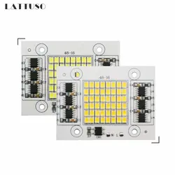 Lattuso SMD2835 светодио дный лампы Чип 220 В 20 Вт 30 Вт 50 Вт светодио дный свет смарт-ic для напольный холодной/теплый белый светодио дный свет чипы