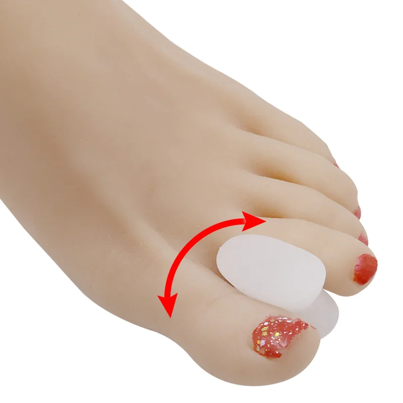1pair Toe Separators Spacer Straightener thumb finger big feet device pad toe pads thumb valgus corrector Relief Foot Bunion