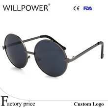 Унисекс Винтажные Солнцезащитные очки зеркальные Круглые Солнцезащитные очки Круглый Объектив очки 575 с носовой накладкой