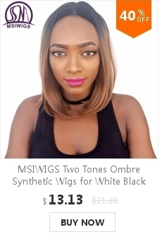 MSI Wigs 26 дюймов длинные волнистые парики Черный цвет натуральные волосы парик мягкий синтетический парик для черных женщин термостойкий