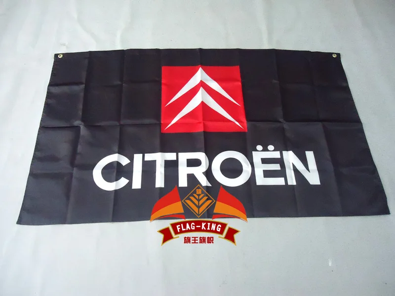 Для citroen car racing blue 90*150 см полиэстер Гоночный флаг|racing banners|car bannerbanner |